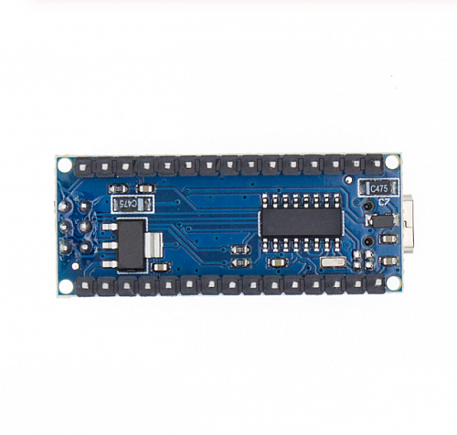 Контроллер Nano V3.0 miniUSB (ATmega328+CH340). припаянные контакты 36pin для Arduino