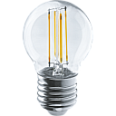 Лампа "шар" Navigator NLL-F-G45-7-230-4K-E27 Filament