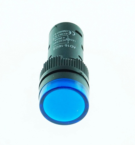 Индикатор ARG2-16FP-W-B24 (AR-AD16-16DS) синий =24В