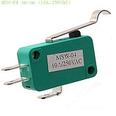 Микропереключатель MSW-04 on-on (10A/250V)