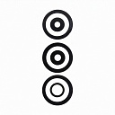 Стекло камеры для Infinix Hot 40/40 Pro (X6836/X6837) (комплект 3 шт.) Черный