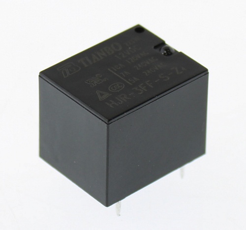 HJR-3FF-12VDC-S-Z-4  7A, 1C, Реле электромагнитное HJR-3FF-12VDC-S-Z-4  7A, 1C