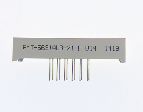 Светодиодный индикатор LED B 3DIG CA FYT-5631AUB-21
