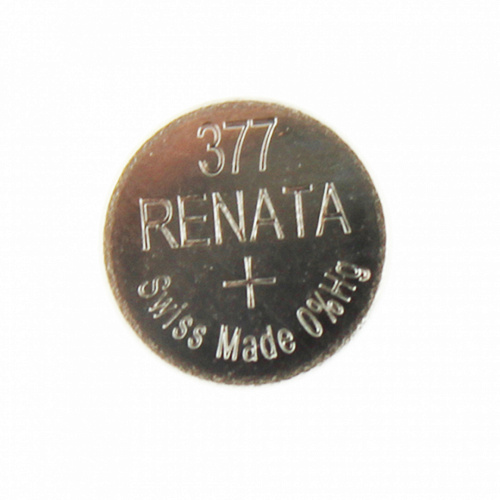 Батарейка часовая Renata 377 (Silver Oxide, SR626SW, AG4, 1.55V)