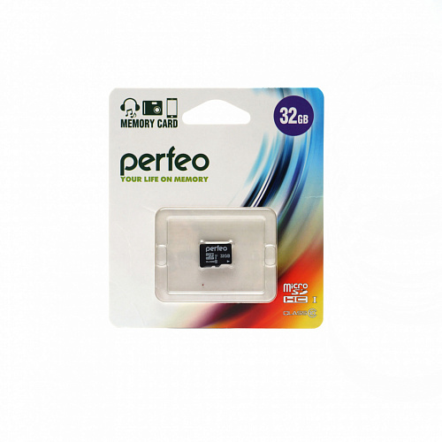 Карта памяти Perfeo microSD 32Gb High-Capacity Class10 