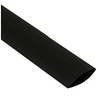 Трубка термоусадочная 120/60мм черная (1 метр)