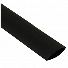 Трубка термоусадочная 120/60мм черная (1 метр)