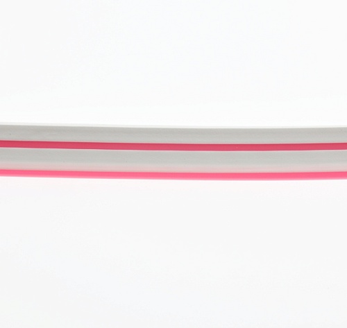 Лента светодиодная Neon mini 0612 8W/m, 12v, SMD2835, 120LED/m, Silicon+PVC, розовый (5м)