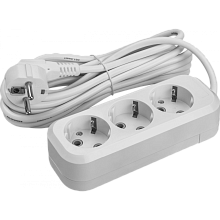 Удлинитель Онлайт OPE-S-03-500-ESC-3x1 с з/к 5м