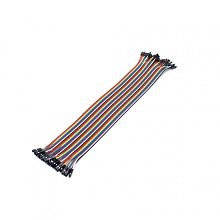 Набор проводов соединительных штекер-гнездо 30см, 40шт для Arduino