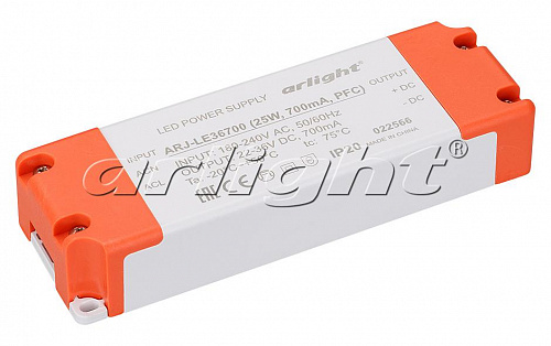 Блок питания ARJ-LE36700 (25W, 700mA, PFC) IP20