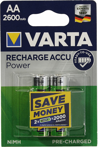 Varta Professional 56756 (Ni-MH, AA, HR6, 1.2V, 2400мАh)