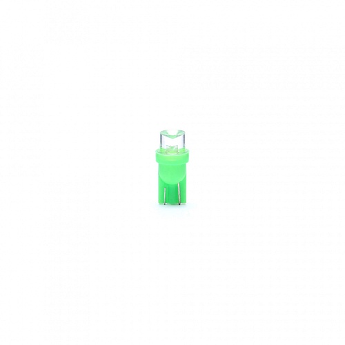 Светодиодная лампа T10 (W5W) 12V 1 LED Green