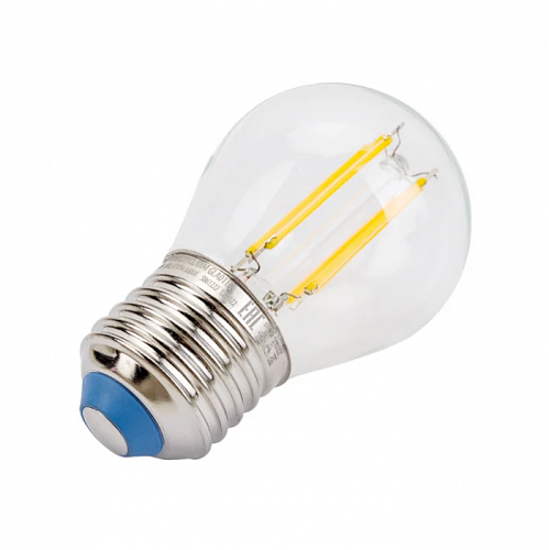 Лампа диммируемая филаментная Uniel LED-G45-5W/WW/E27/CL/DIM GLA01TR светодиодная UL-00002868