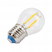 Лампа диммируемая филаментная Uniel LED-G45-5W/WW/E27/CL/DIM GLA01TR светодиодная UL-00002868