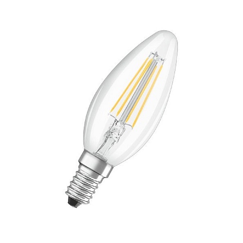 Лампа филаментная светодиодная OSRAM LED SCL B 60 DIM 5W/827 230V CL E14 520lm Filament