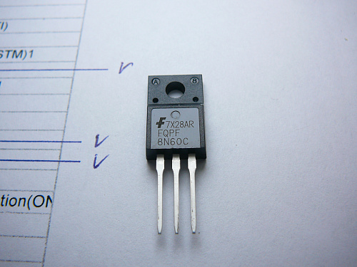 FQPF8N60C, Транзистор MOSFET