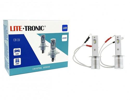 Светодиодная лампа H1 LITE-TRONIC CRYSTAL LED 6500K 12/24V H1CSLEDX2 2шт 
