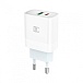 Зарядное устройство BC C62 (18W, USB-A, USB-C, QC3.0, PD,2 порта) белый