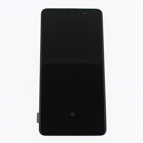 Дисплей для Samsung A415F Galaxy A41 в рамке + тачскрин (черный) 100%