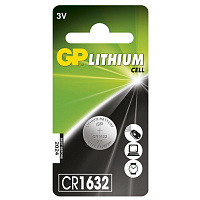 Батарейка GP CR1632 (Lithium, LI/MNO2, CR1632, 3V)