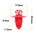 Клипса крепежная MASUMA KJ-516/K-113/K-105