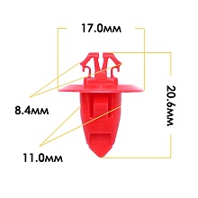 Клипса крепежная MASUMA KJ-516/K-113/K-105