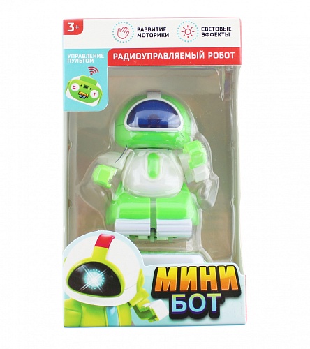 Робот Минибот (бело-зеленый)