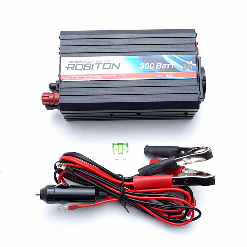 Инвертор 12-220V 300W Robiton R300