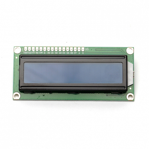 Дисплей символьный LCD1602 (белый текст, синий фон) для Arduino