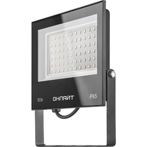 Прожектор 70W 6000K 800lm IP65 ОНЛАЙТ (OFL-70-6K-BL-IP65-LED)