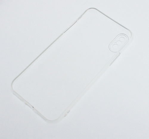 Чехол-накладка для iPhone X/Xs (с защитой камеры) Прозрачный