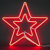 Фигура светодиодная "неон" Sneha "Звезда" (15Вт, диам.570мм) Красный