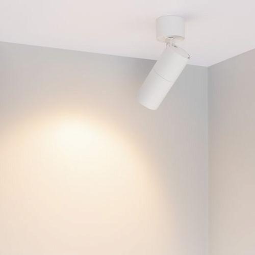 Светильник Arlight SP-ARTEMIS-SURFACE-FLAP-R55-12W Warm3000 (WH, 8-80 deg, 230V) (IP20 Металл) белый