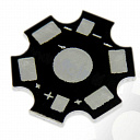 Алюминиевая плата IC-STAR-Black (Emitter, 1LED, 20мм)