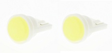 Светодиодные лампы T10 (W5W) 12V 1 COB LED White Lumen 2шт