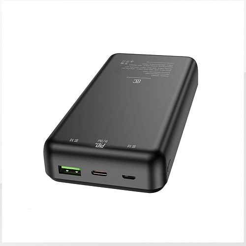 Зарядное устройство Power Bank BC 20PB87 20000mAh (20W,QC3.0,PD,USB,MicroUSB,Type-C) черный