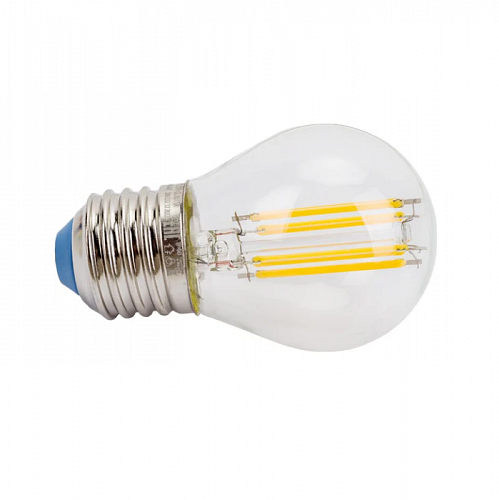 Лампа диммируемая филаментная Uniel LED-G45-5W/WW/E27/CL/DIM GLA01TR светодиодная UL-00002868