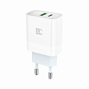 Зарядное устройство BC C62 (18W, USB-A, USB-C, 2 порта) белый
