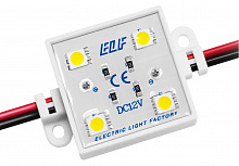 Модуль светодиодный ELF STRIKE, 4 SMD диода, 120гр., 12В, IP67, красный