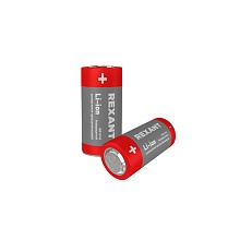 Аккумулятор Rexant 16340, 3,7В, 700мАч, без платы защиты 