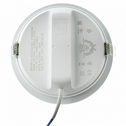 Светильник Philips 59466 MESON 150 17W WH recessed LED (17Вт, 1300Лм, 4К)