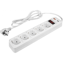 Удлинитель OSP-USB-05-300-ESC-3х0.75-WH
