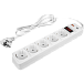 Удлинитель OSP-USB-05-300-ESC-3х0.75-WH