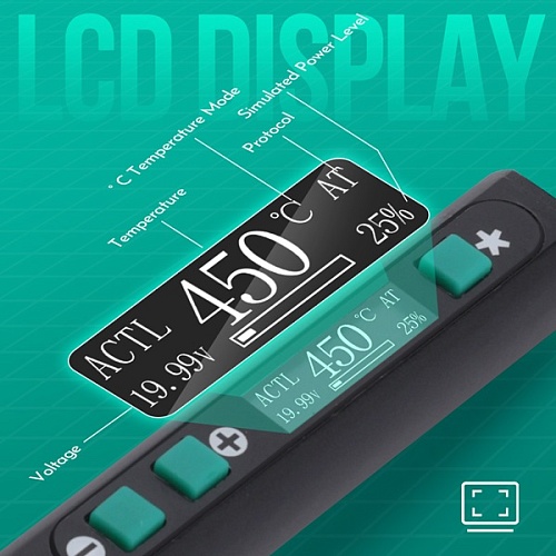 Паяльник YIHUA928D-IV с быстрым разогревом, USB 60W