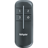 Выключатель дистанционный с пультом 3 канала, 3х1000Вт Navigator (NRC-SW01-1V1-3)