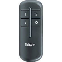 Выключатель дистанционный с пультом 3 канала, 3х1000Вт Navigator (NRC-SW01-1V1-3)
