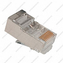 Разъем TP-8P8C (RJ45) STP вилка (экранированый)