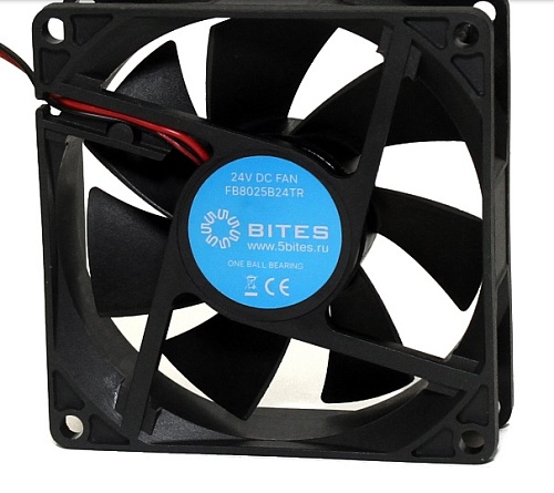 Вентилятор 5BITES FB8025B24H 80x80x25мм 0,18A 24V