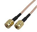 SMA P-RG316-SMA P переходник гибкий SMA P(шт)-SMA P(шт), Разъём высокочастотный